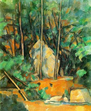 Paul Cezanne Painting - In the Park of Chateau Noir Paul Cezanne